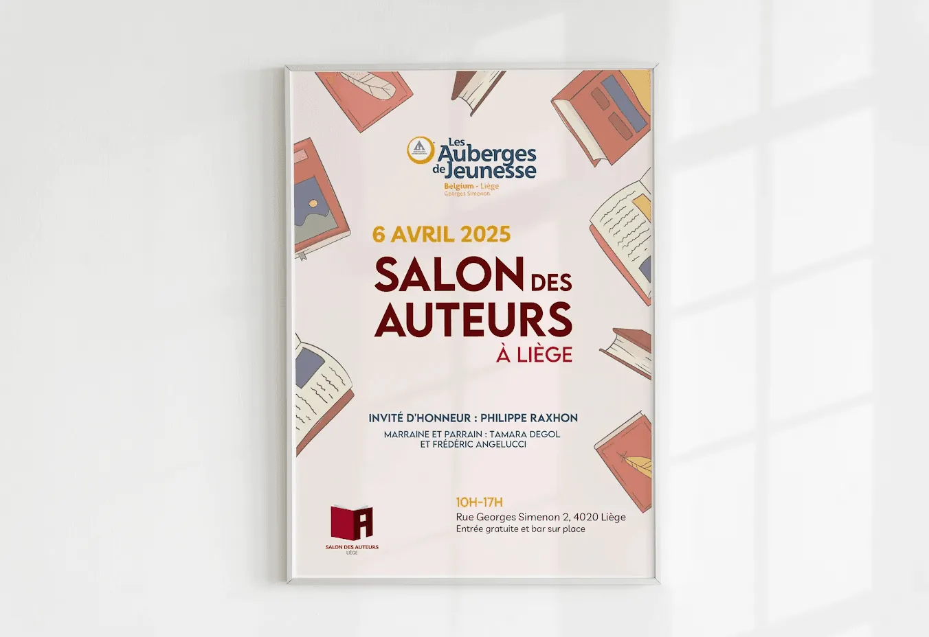 Affiches Salon des auteurs — design