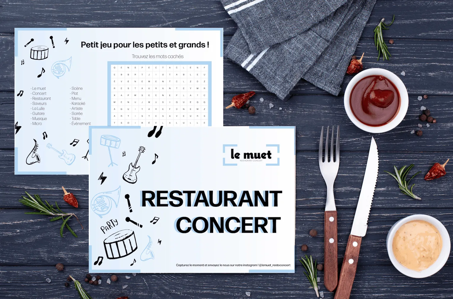Le Muet — design